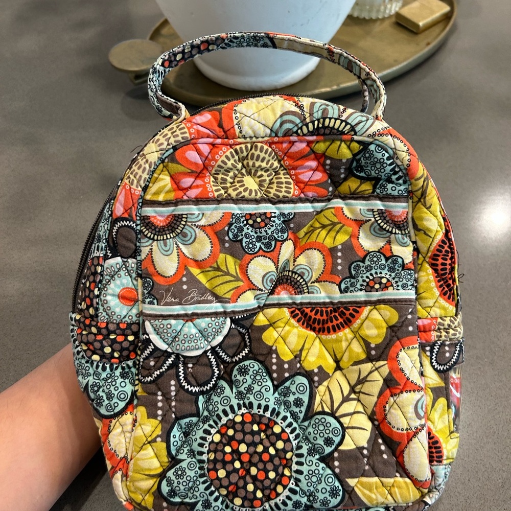Vera Bradley Colorful Floral lunch bag